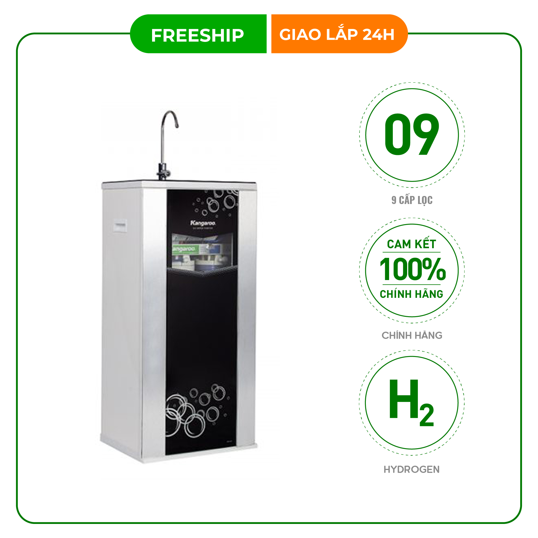 Máy lọc nước Hydrogen Kangaroo KG100HQ