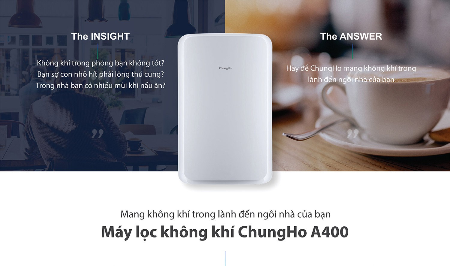 Máy Lọc Không Khí ChungHo Iguassu A400