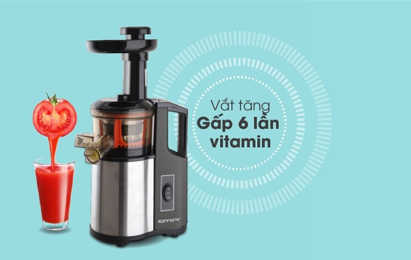 Máy Ép Hoa Quả KoriHome JEK633 vắt tay gấp 6 lần