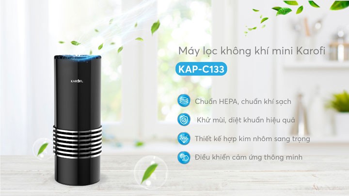 Máy lọc không khí mini Karofi KAP-C133 0