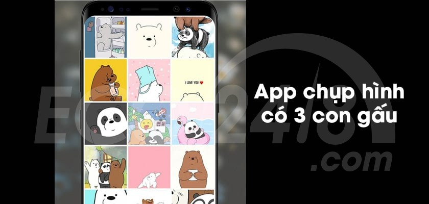 Nguồn gốc của app chụp hình có 3 con gấu